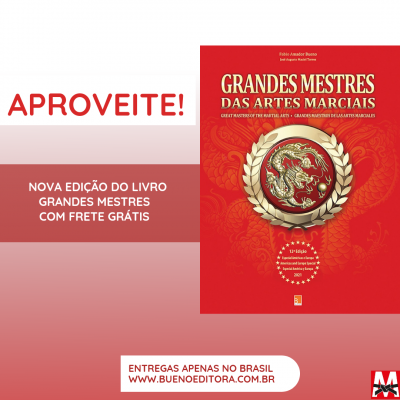 Bueno Editora disponibiliza FRETE GRÁTIS no Brasil, na compra do livro Grandes Mestres – 12ª edição